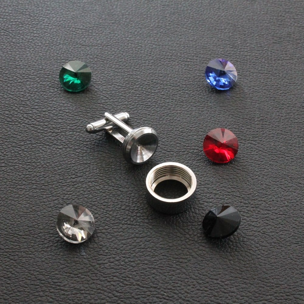 Kol DüğmesiCMC91205 Taşlı Klasik Kol Düğmesi 