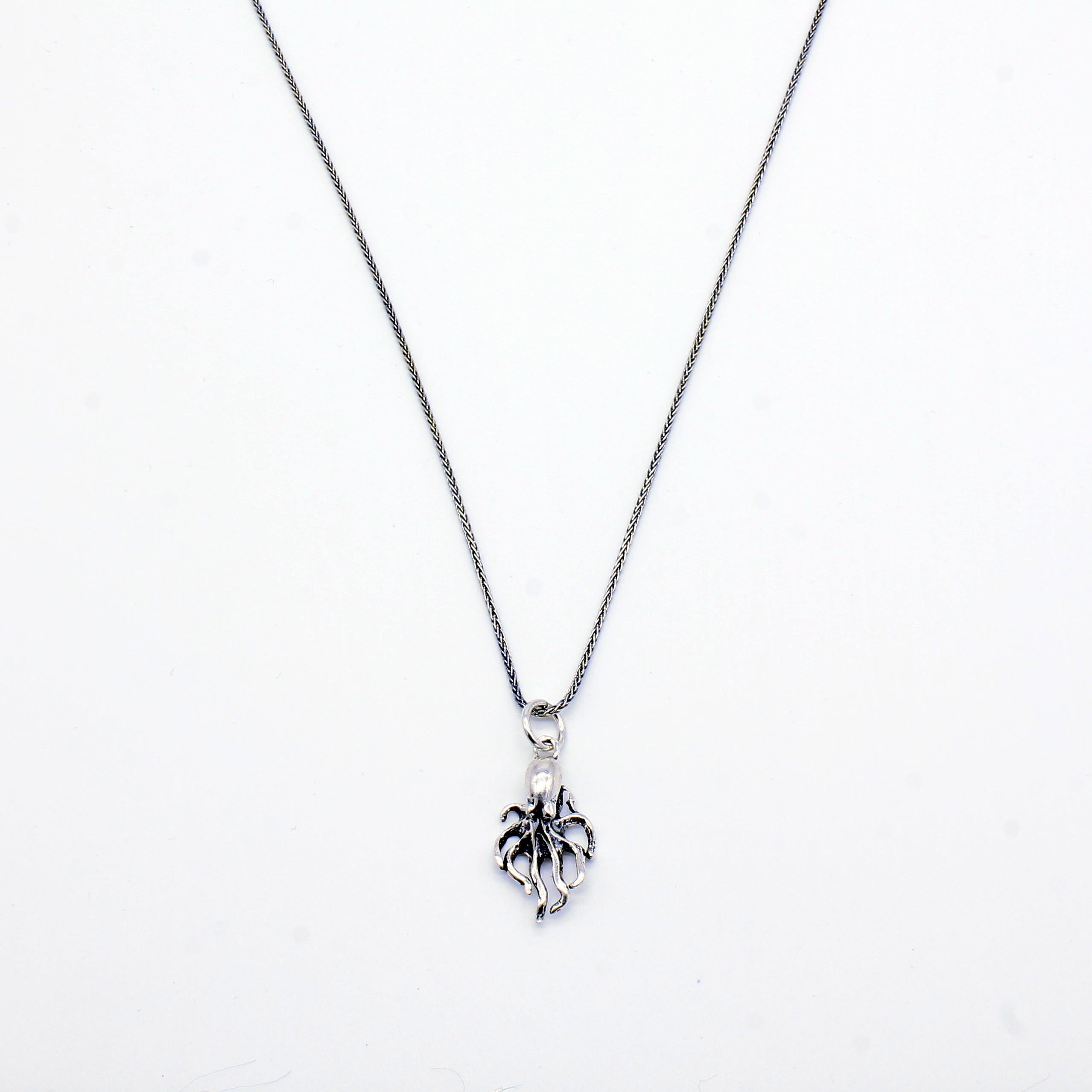 KolyeCMC2581Ahtapot Gümüş Kolye