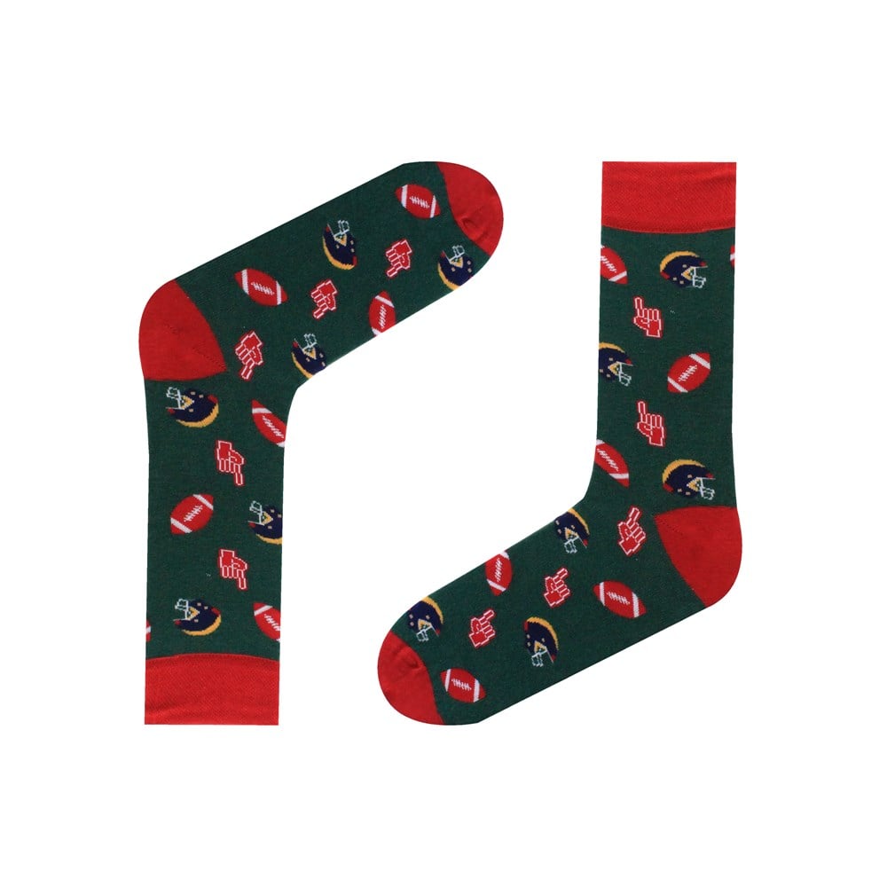 ÇorapCMC1532Amerikan Futbolu Desenli Çorap