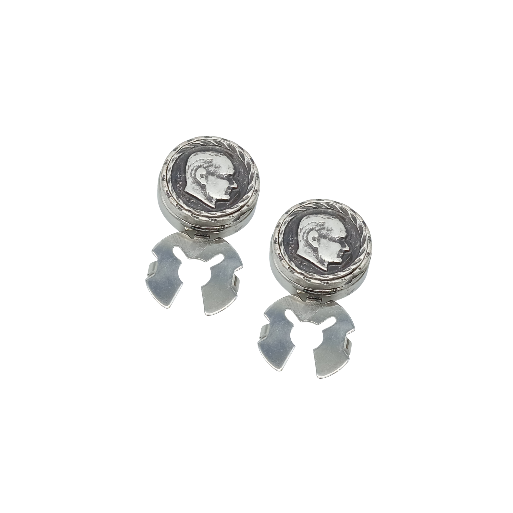 Kol DüğmesiCMC2832Atatürk Figürlü Geçmeli Kol Düğmesi 