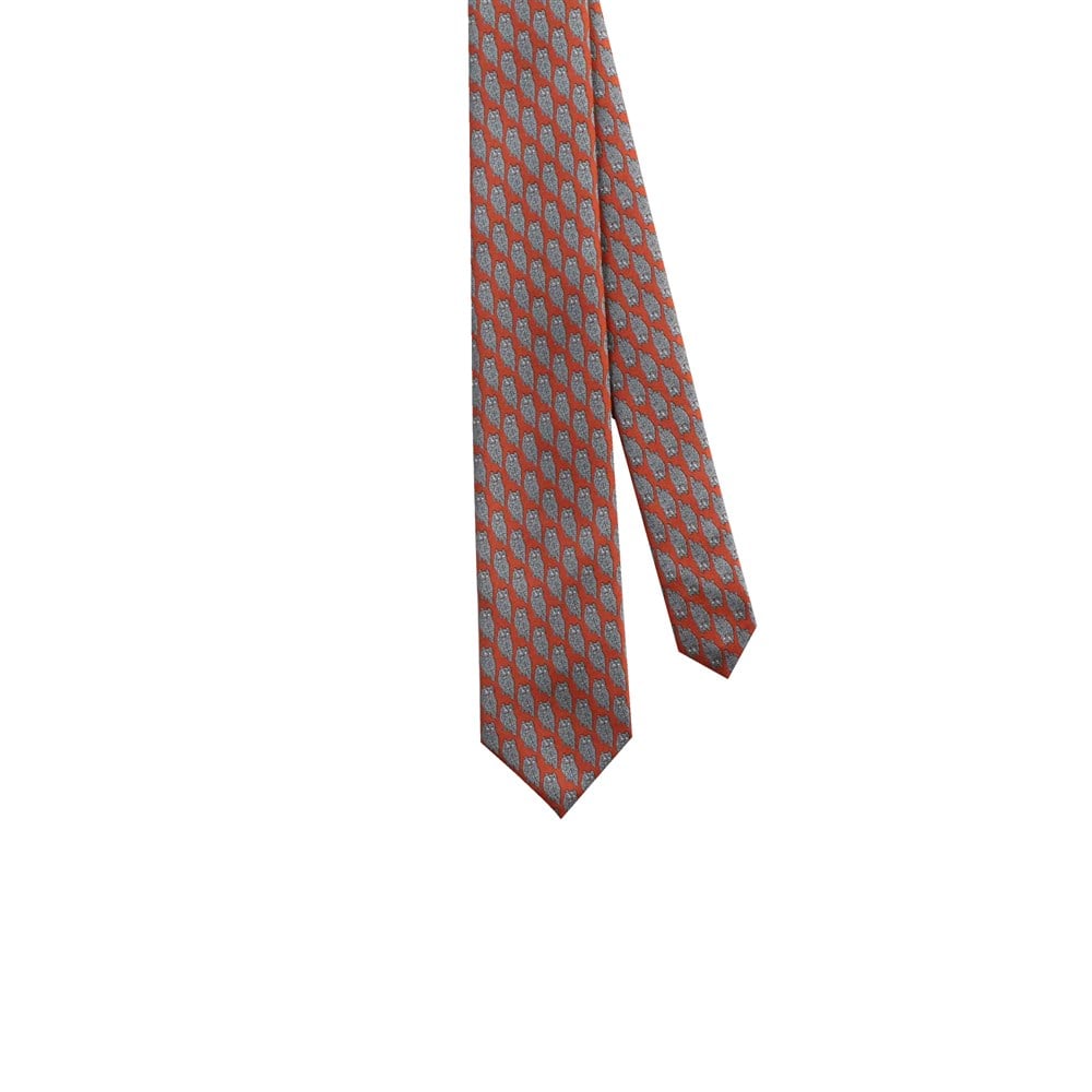KravatCMC9160Baykuş Desenli Kravat