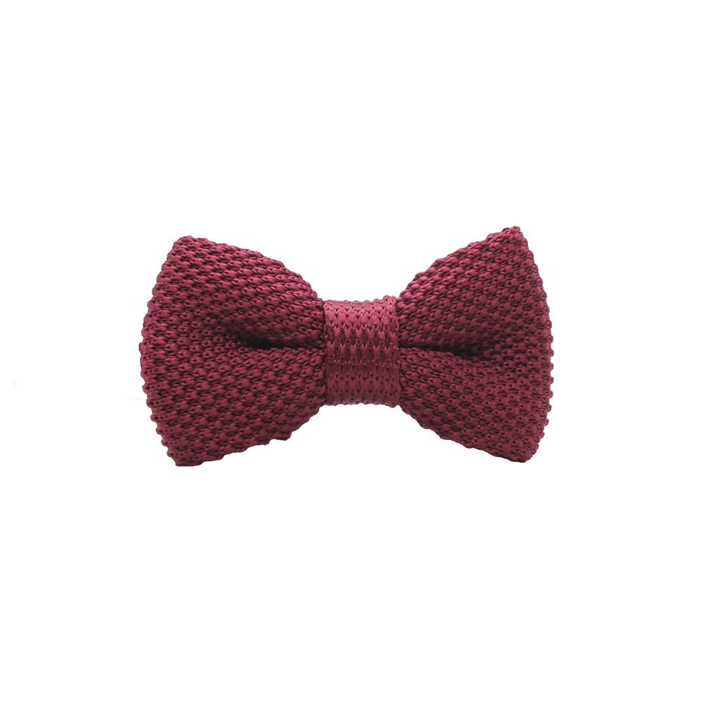 PapyonCMC9753Bordo Çocuk Örgü Papyon