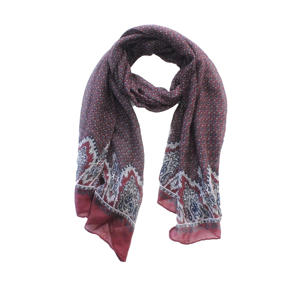 Atkı & ŞalCMC9133Bordo İtalyan Şal