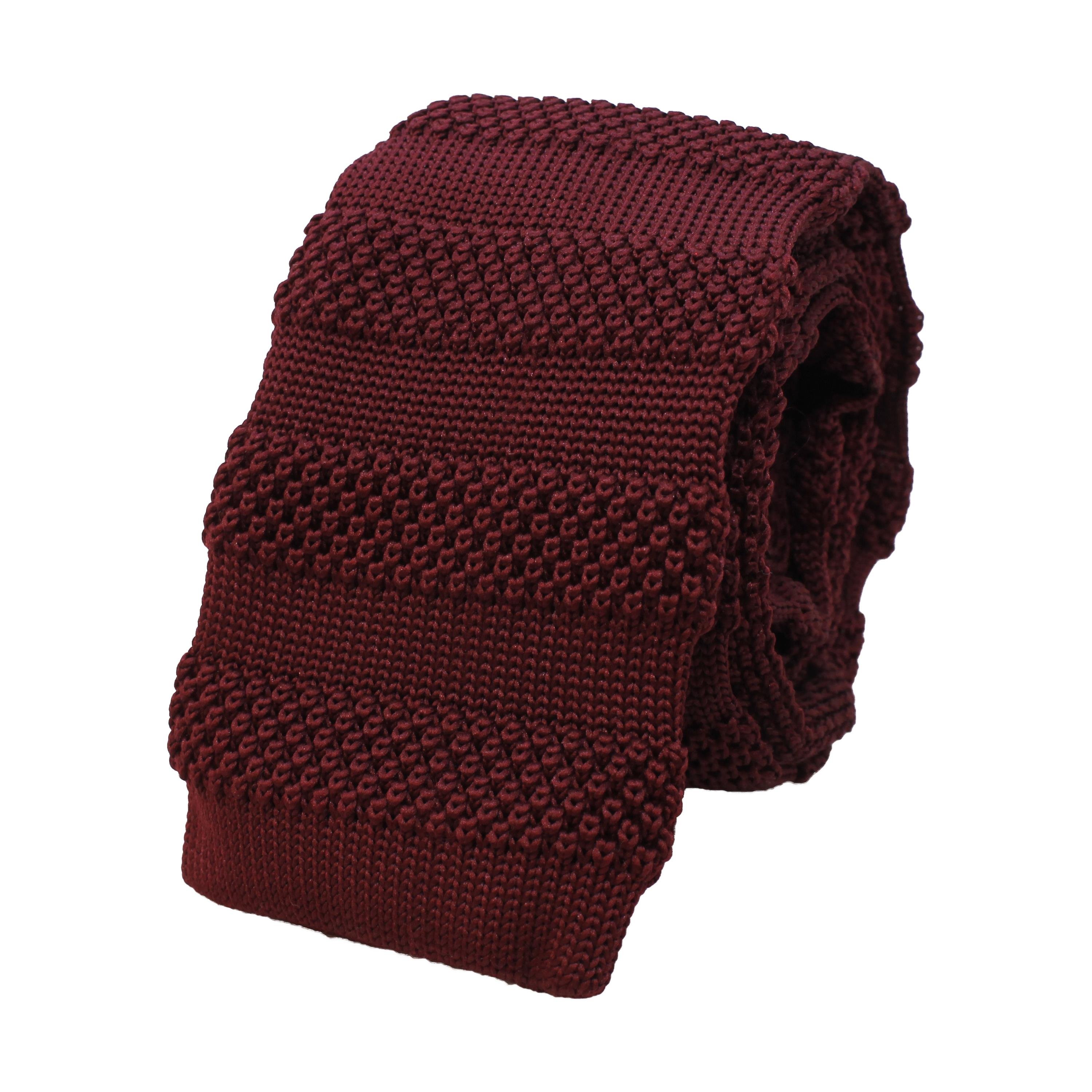 Örgü KravatCMC1853Bordo Örgü Kravat