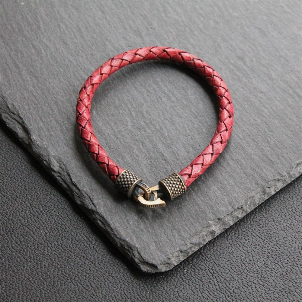 Leather Cool SeriesCMC7758Bronz Deri Bileklik 