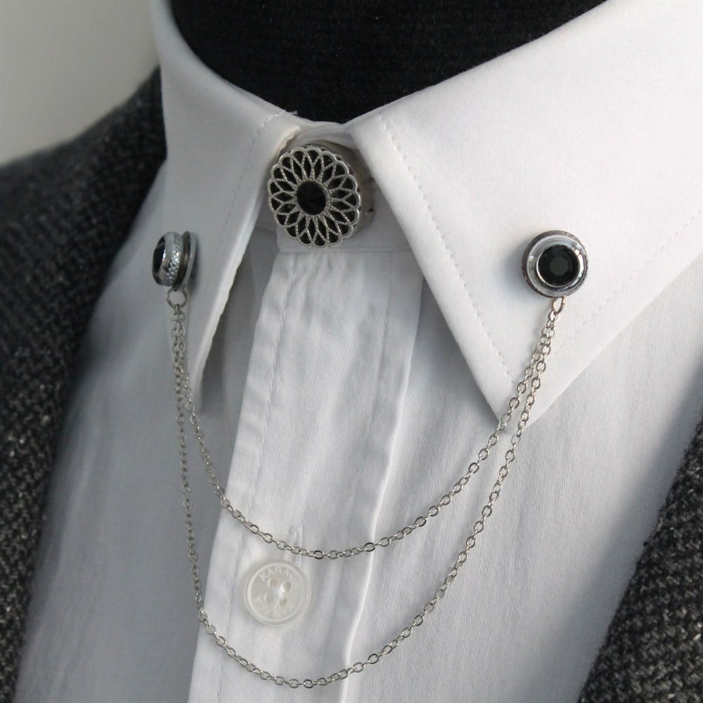 Yaka İğnesi & BroşCMC9527Ceket & Gömlek Aksesuar Seti