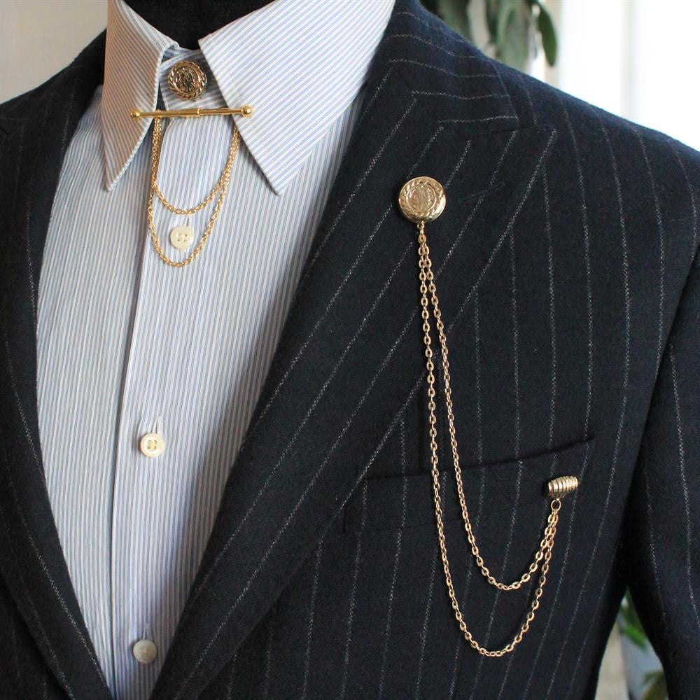 Yaka İğnesi & BroşCMC1733Ceket & Gömlek Aksesuar Seti