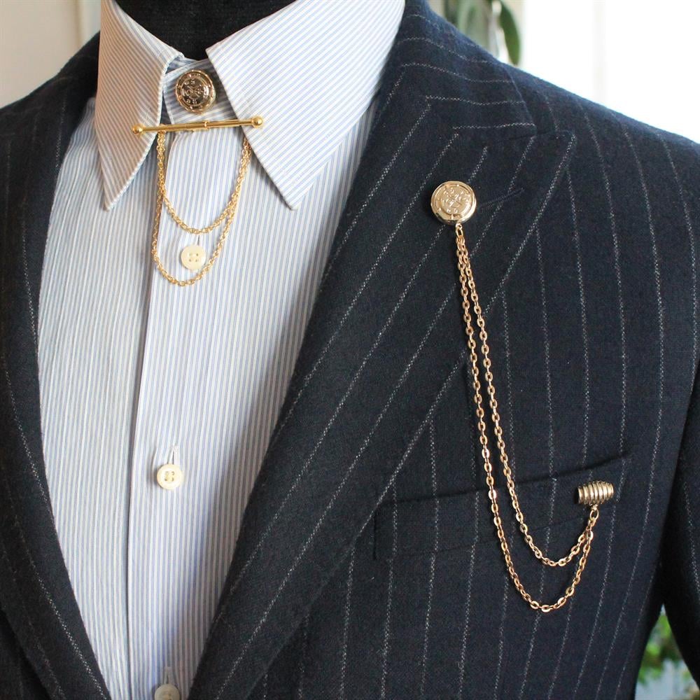 Yaka İğnesi & BroşCMC1734Ceket & Gömlek Aksesuar Seti