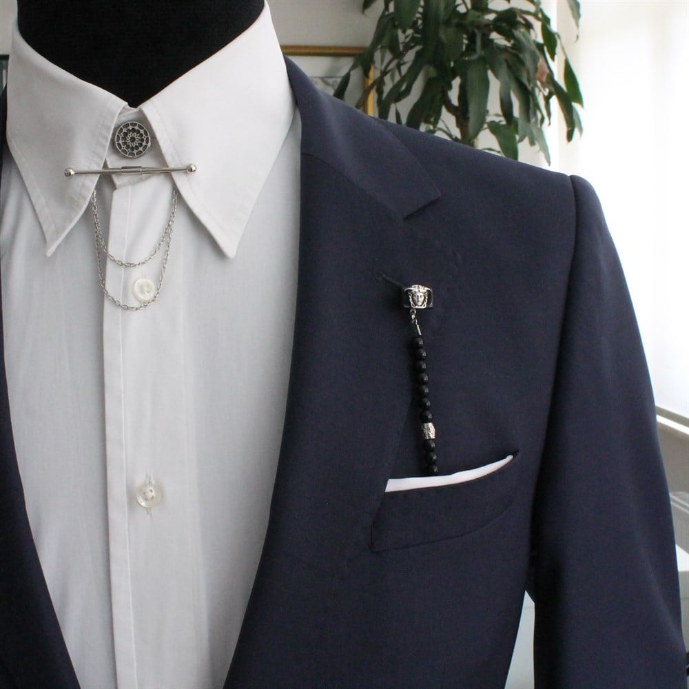 Yaka İğnesi & BroşCMC8796Ceket Yaka Zinciri