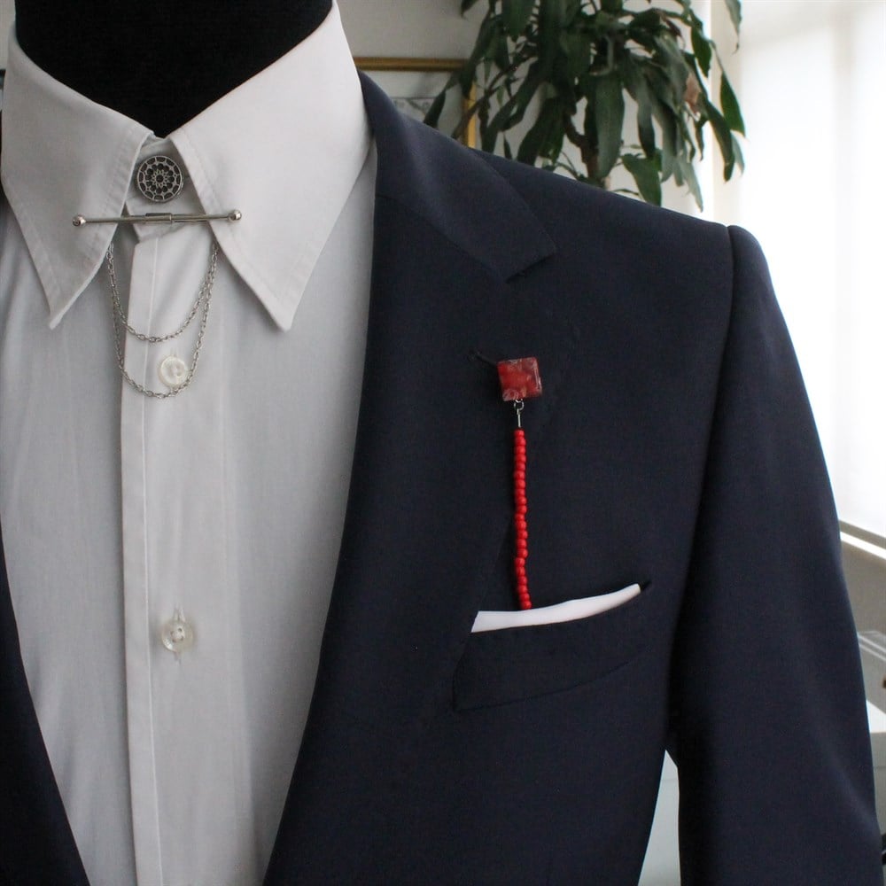 Yaka İğnesi & BroşCMC8787Ceket Yaka Zinciri