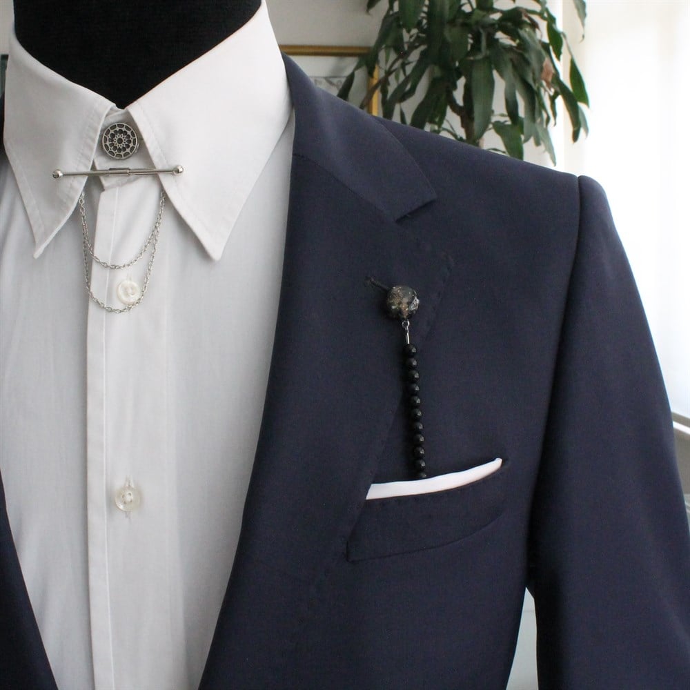 Yaka İğnesi & BroşCMC8795Ceket Yaka Zinciri