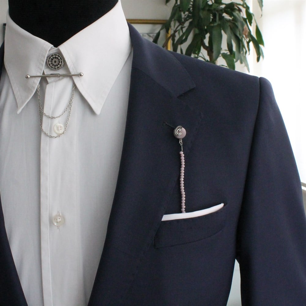 Yaka İğnesi & BroşCMC8794Ceket Yaka Zinciri