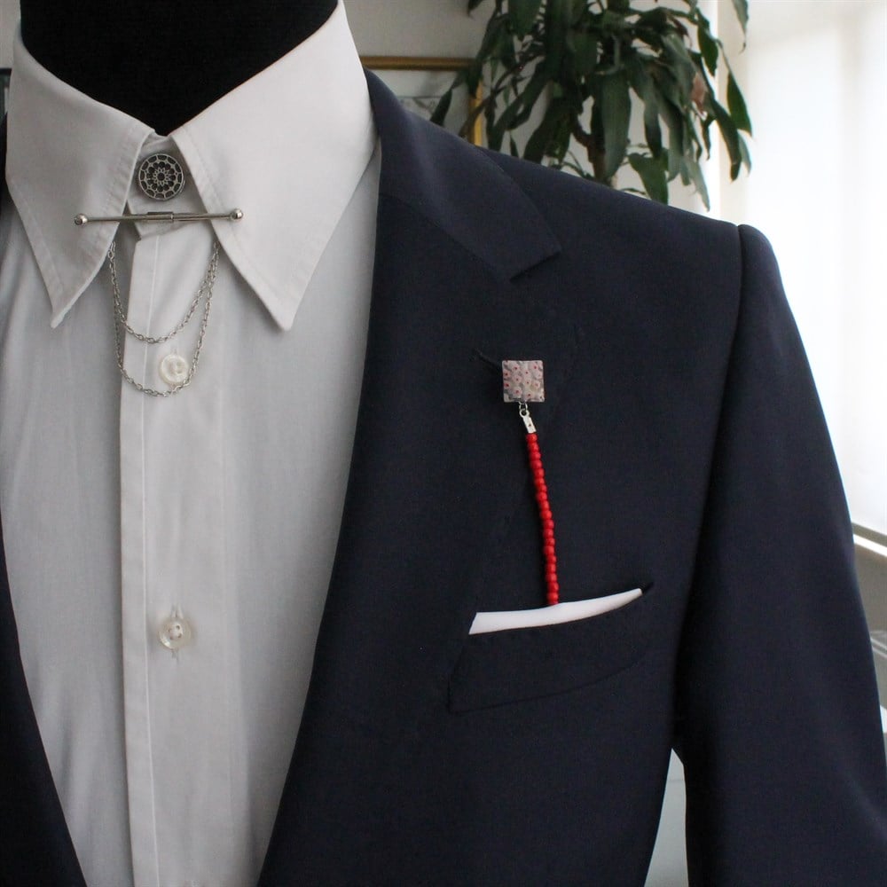 Yaka İğnesi & BroşCMC8786Ceket Yaka Zinciri