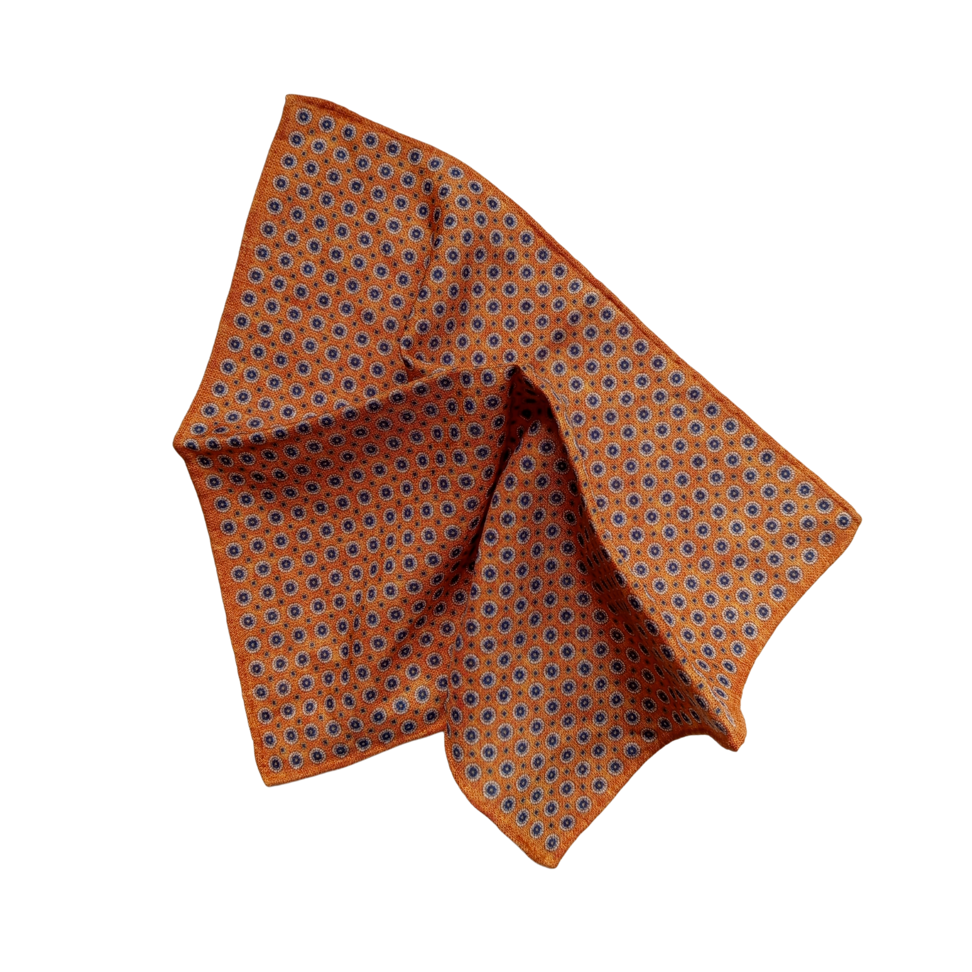 Cep MendiliCMC2809Çiçek Desenli Yün ve İpek Cep Mendili 