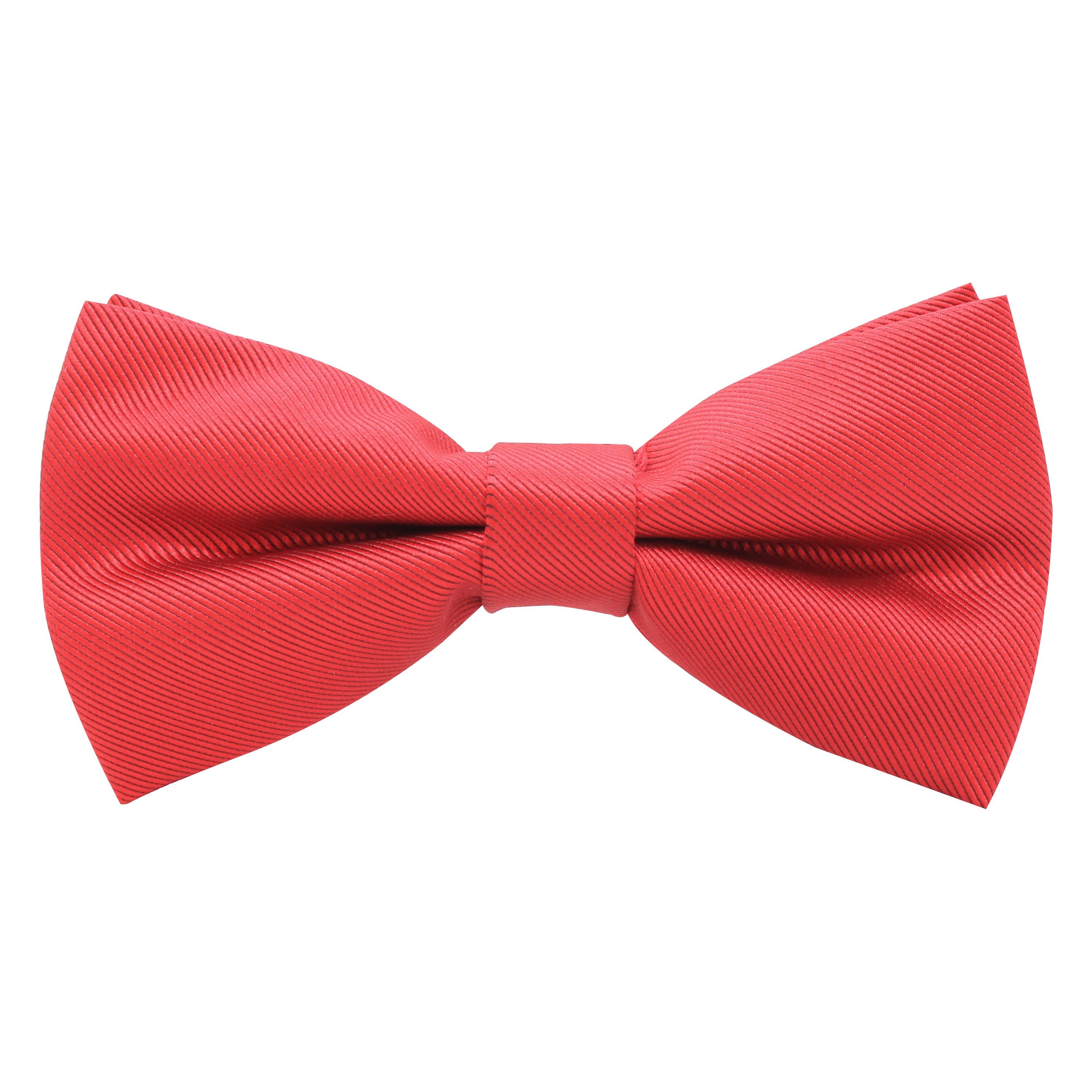 PapyonCMC2404Çizgi Desenli Kırmızı Papyon