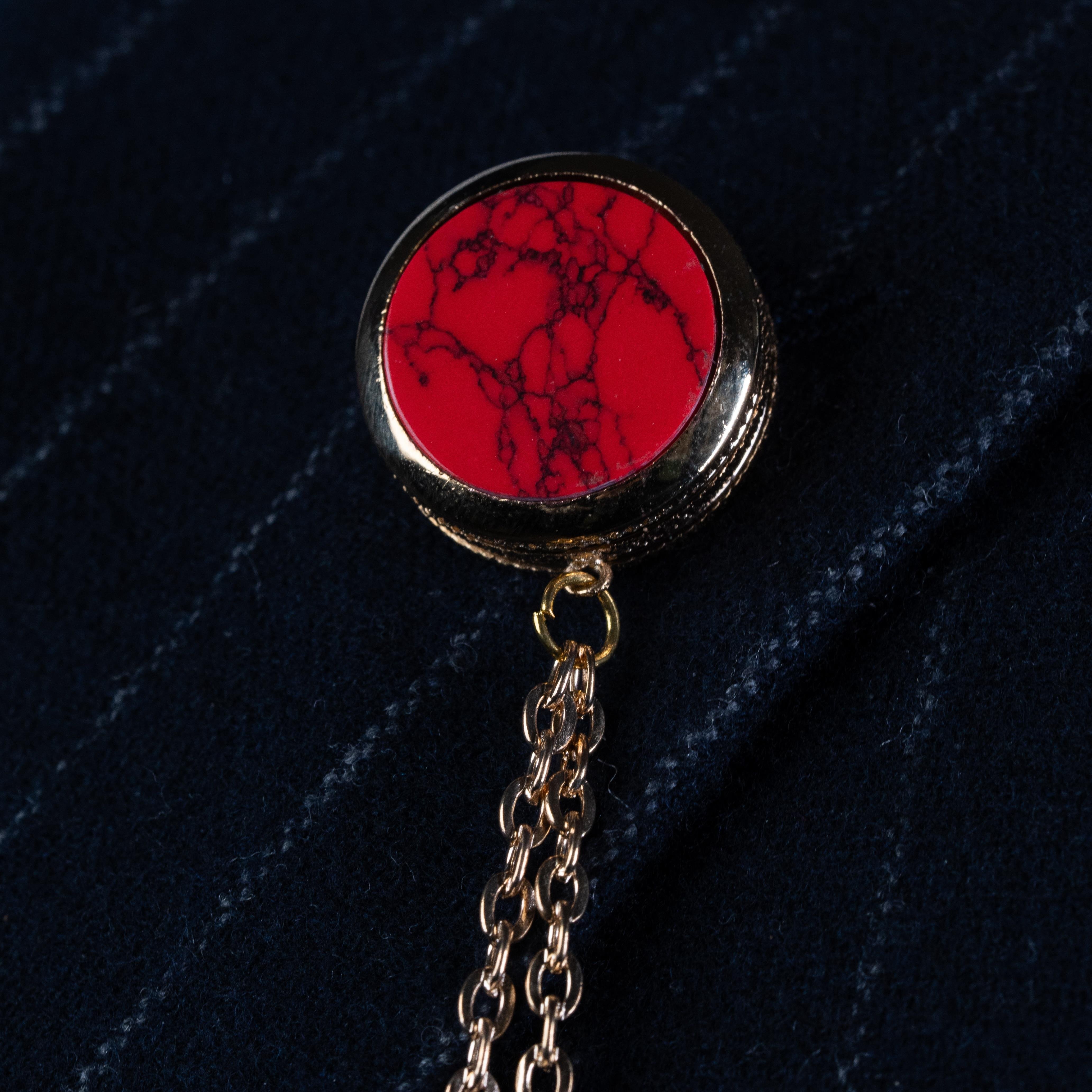 Yaka İğnesi & BroşCMC1745Doğal Taş Ceket Yaka İğnesi