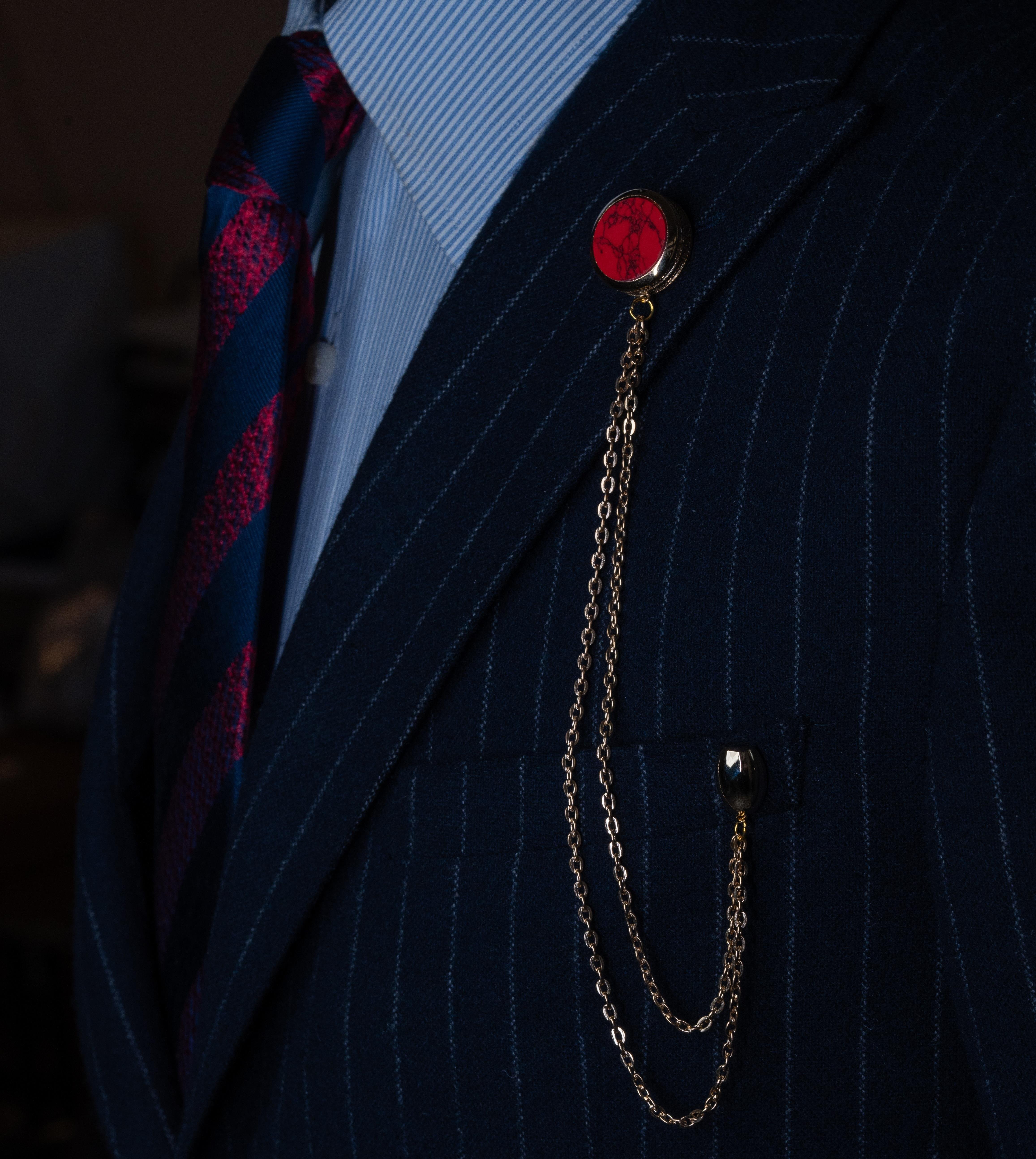 Yaka İğnesi & BroşCMC1745Doğal Taş Ceket Yaka İğnesi