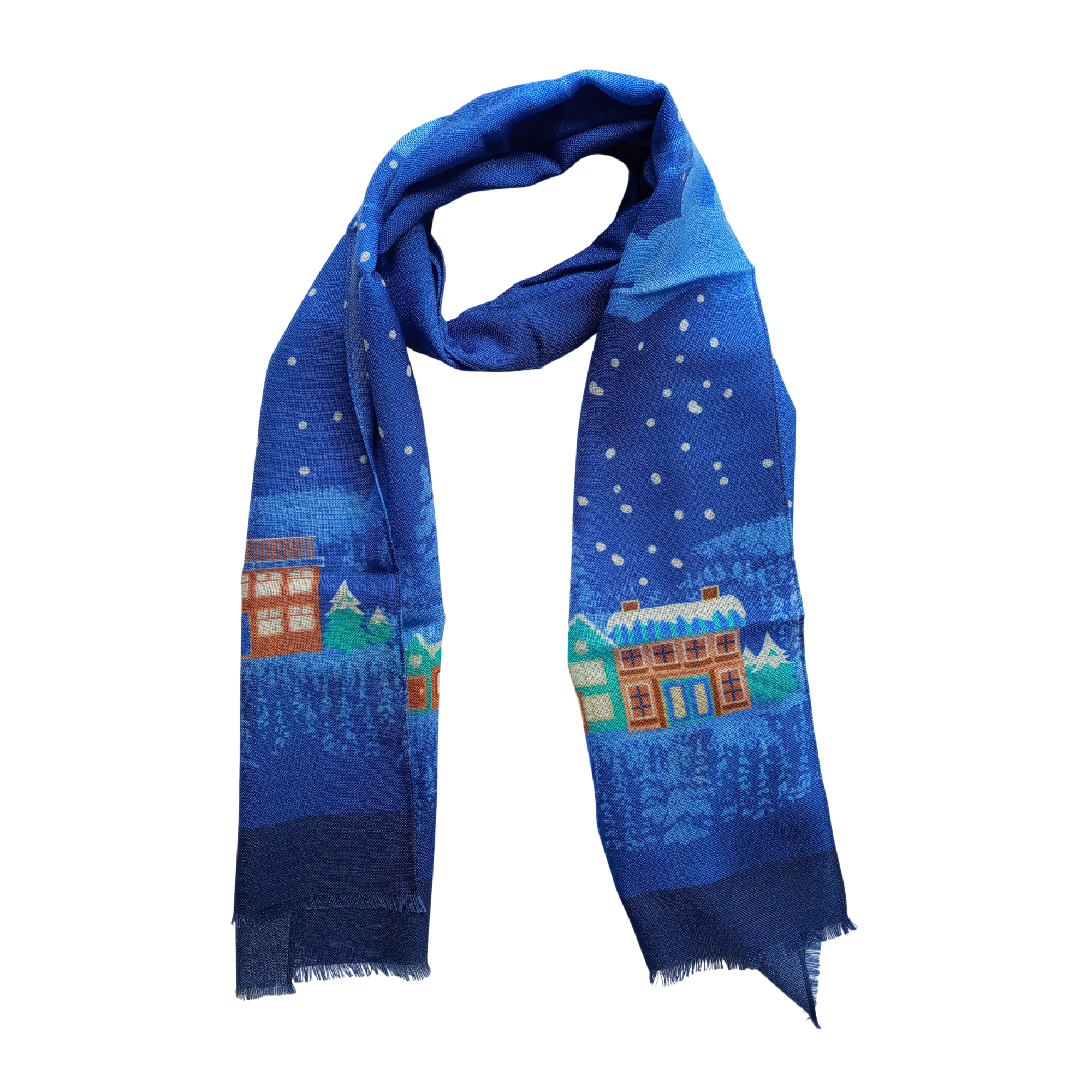 Atkı & ŞalCMC2777El Yapımı Desenli Yün Şal