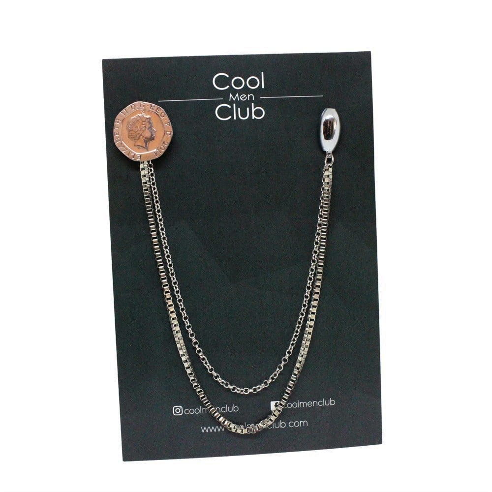 CMC6665Eski Para Ceket Yaka İğnesi