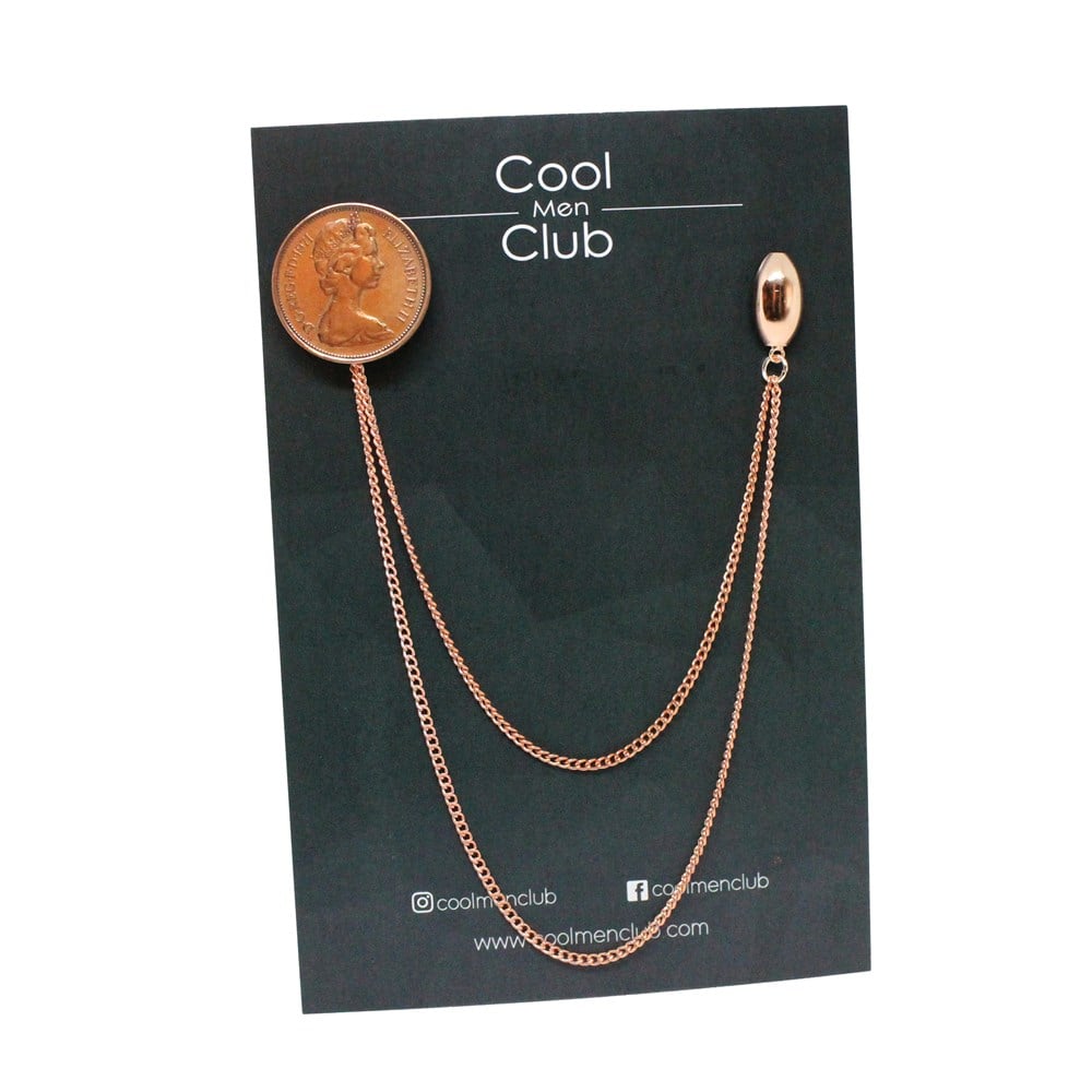 CMC6666Eski Para Ceket Yaka İğnesi