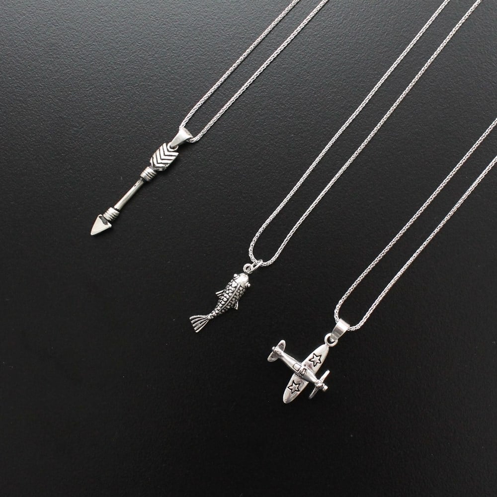 KolyeCMC9020Eski Uçak Kolye 