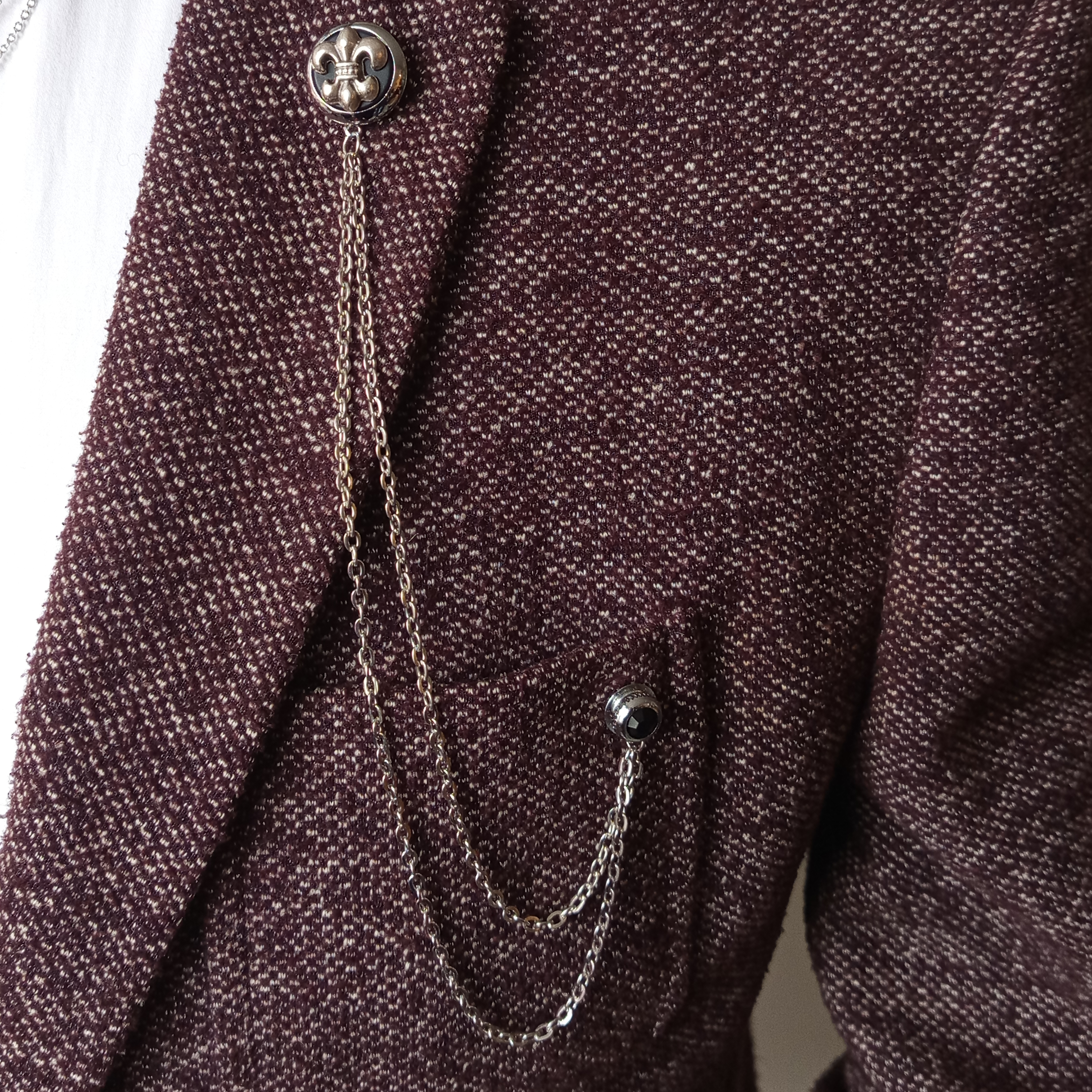 Yaka İğnesi & BroşCMC2850Fleur De Lis Figürlü Ceket & Gömlek Aksesuar Seti