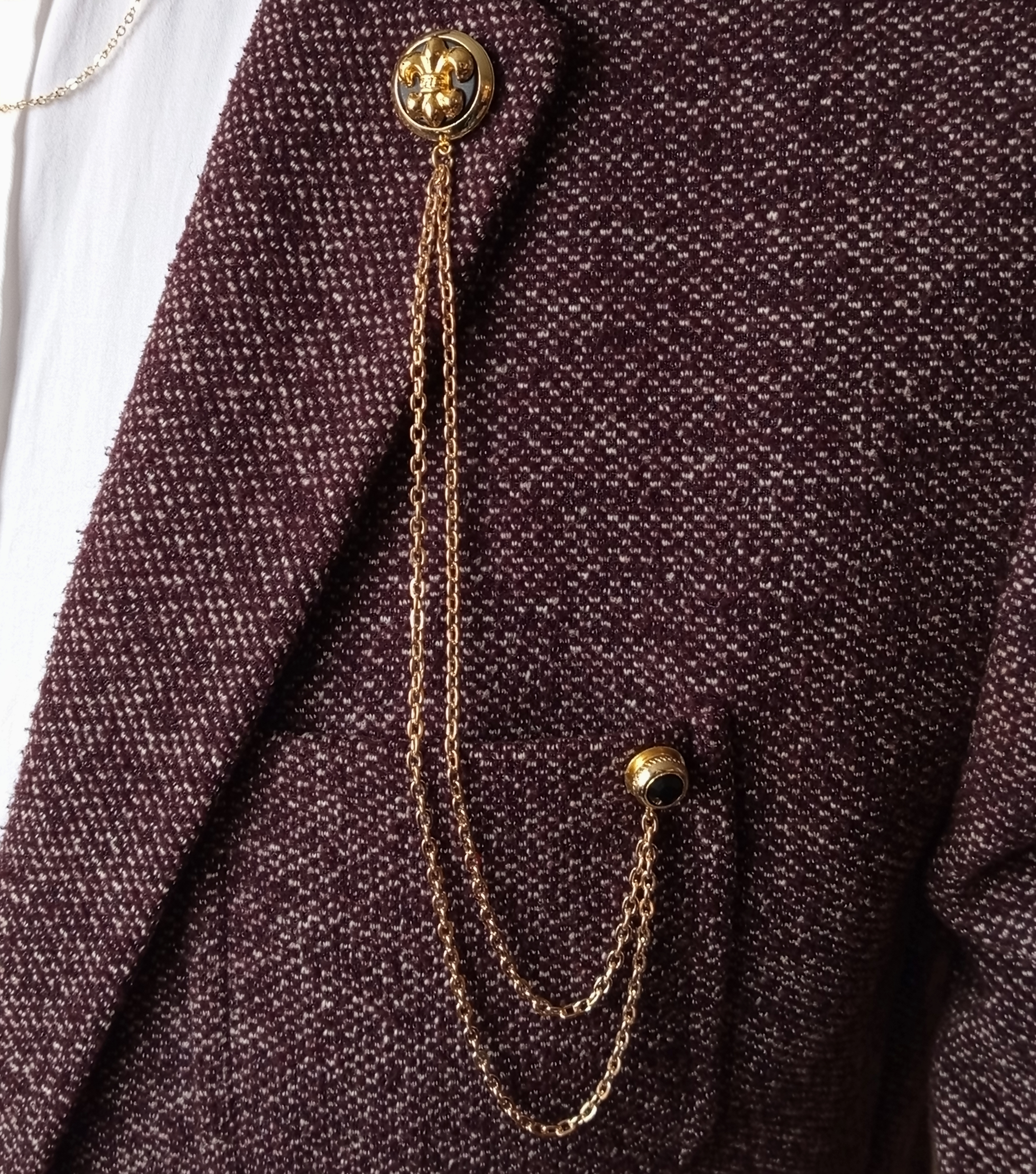 Yaka İğnesi & BroşCMC2829Fleur de Lis Figürlü Ceket Yaka İğnesi