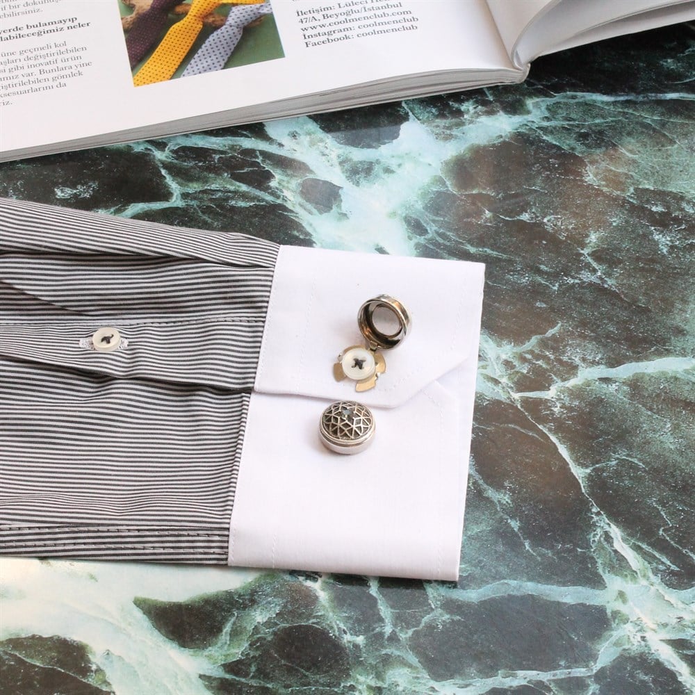 Kol DüğmesiCMC7404Geçmeli Kol Düğmesi 