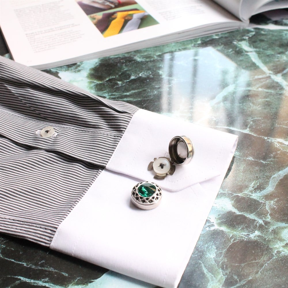 Kol DüğmesiCMC8536Geçmeli Kol Düğmesi 