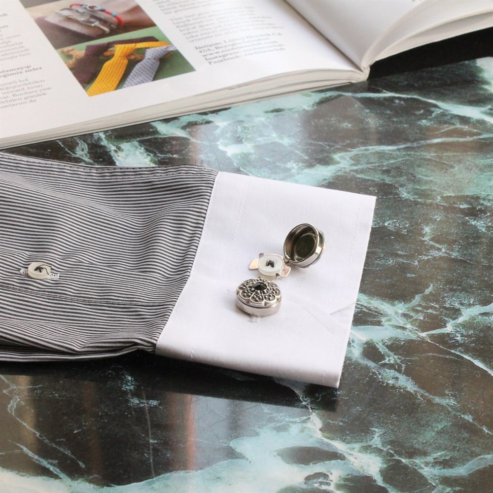 Kol DüğmesiCMC9484Geçmeli Kol Düğmesi 