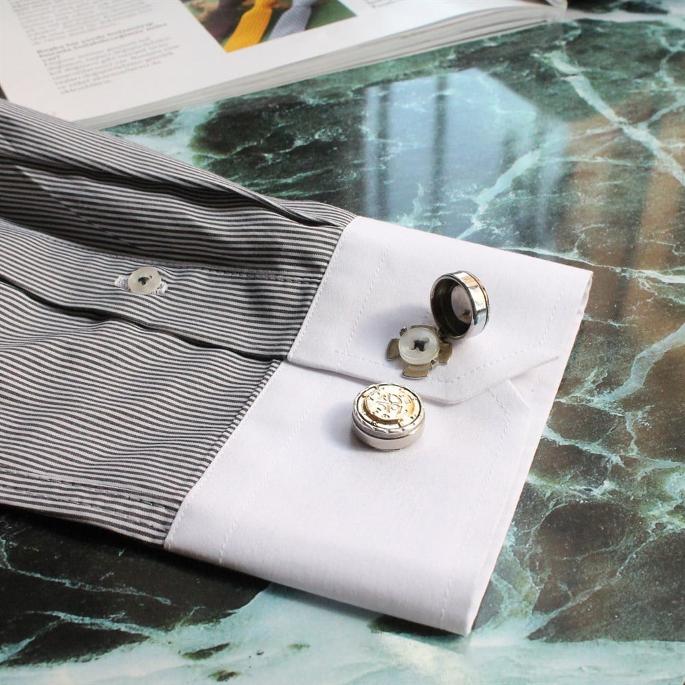 Kol DüğmesiCMC8206Geçmeli Kol Düğmesi 