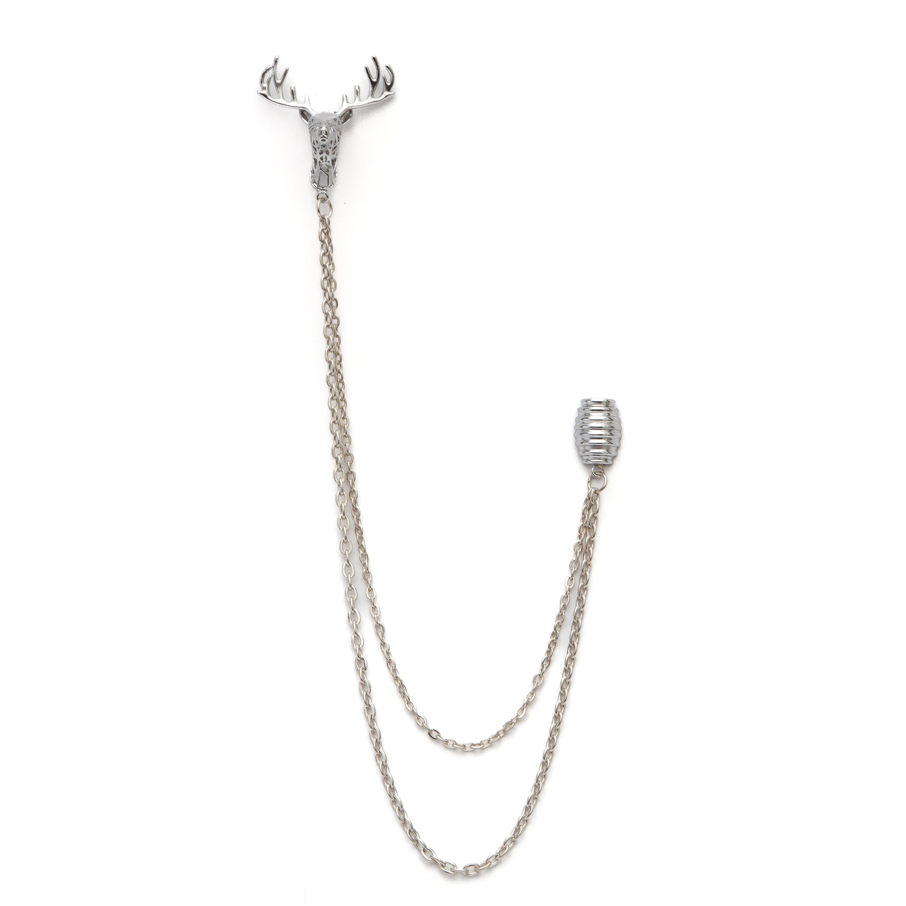 Yaka İğnesi & BroşCMC2324Geyik Figürlü Ceket Yaka İğnesi