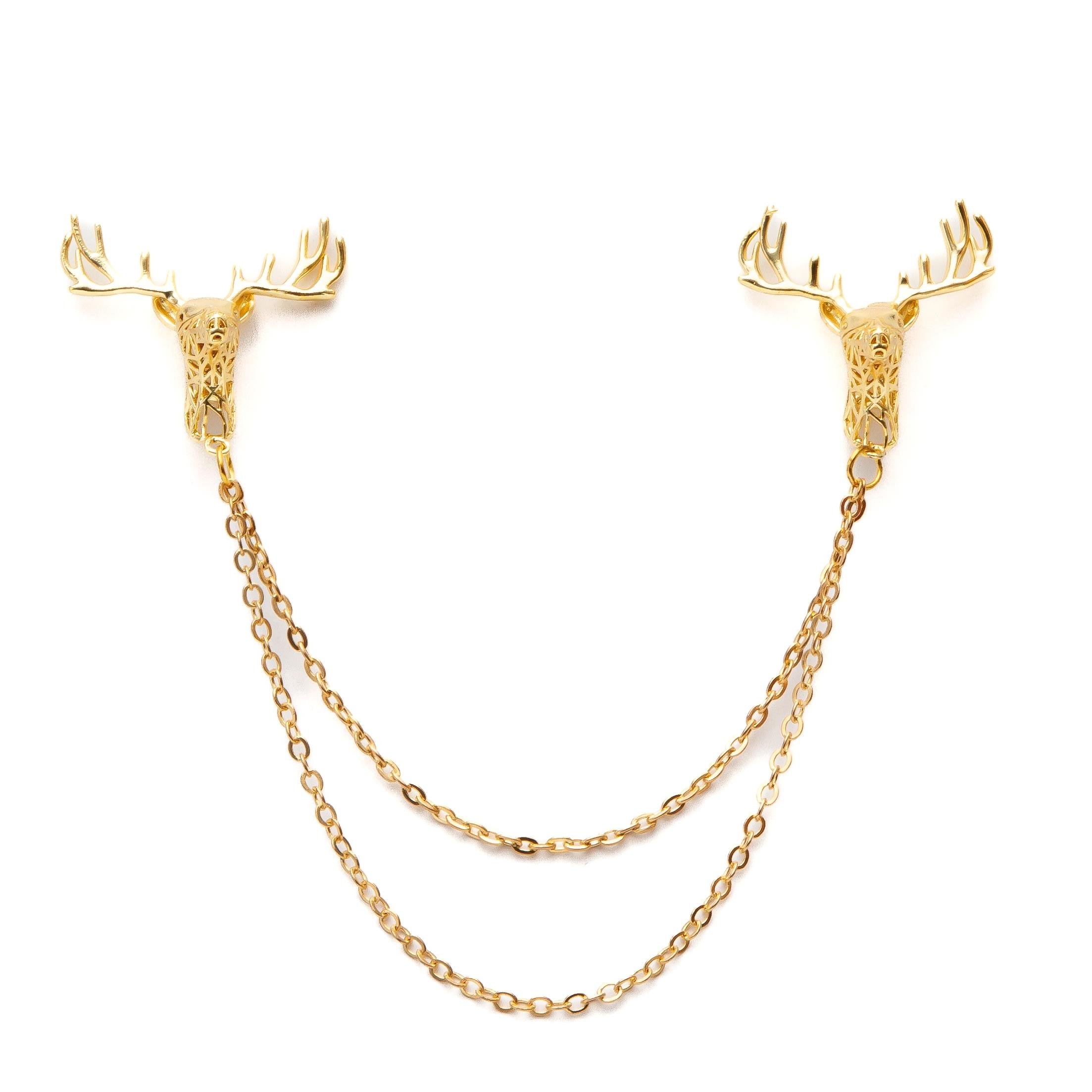 Gömlek Yaka İğnesiCMC2328Geyik Figürlü Gömlek Yaka İğnesi