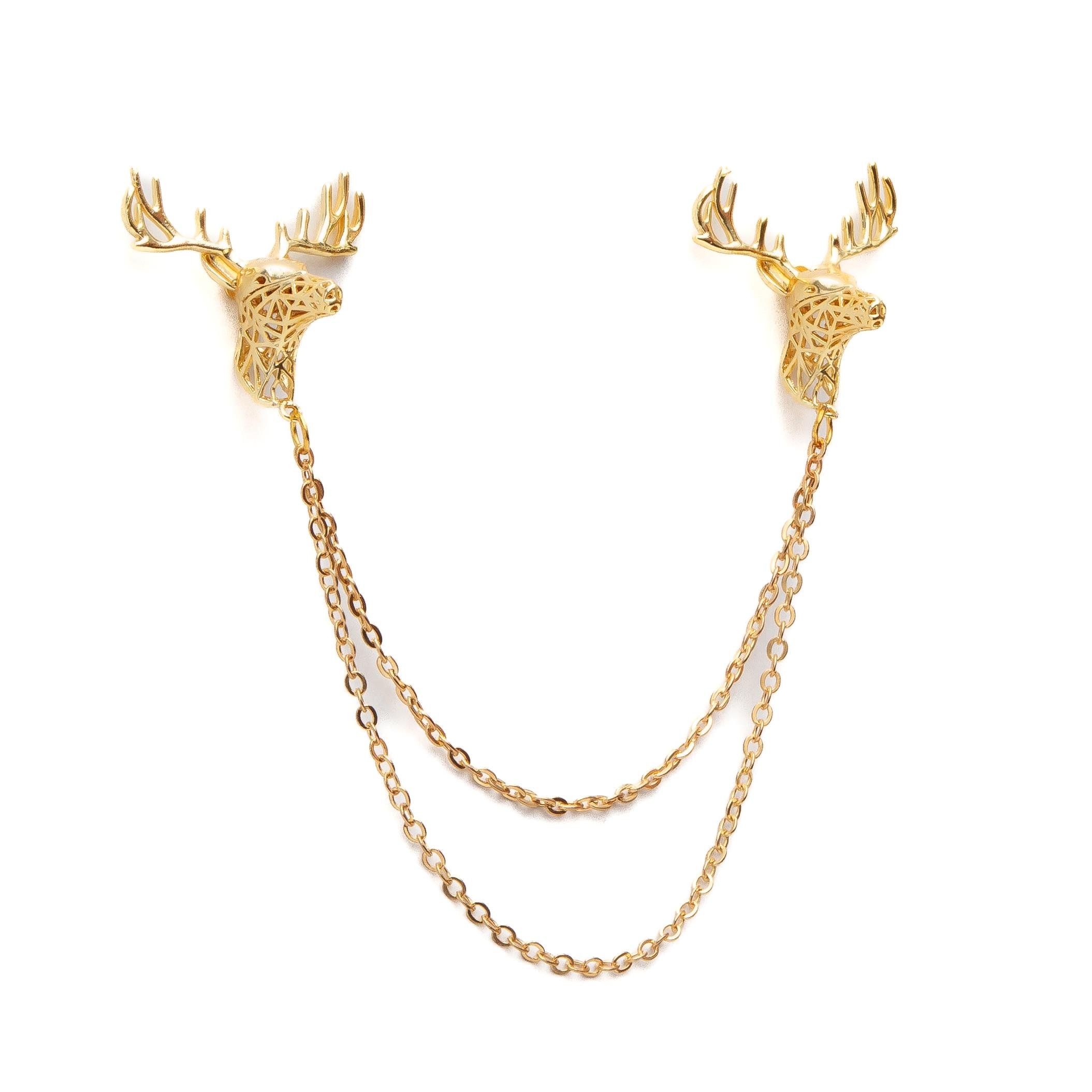 Gömlek Yaka İğnesiCMC2328Geyik Figürlü Gömlek Yaka İğnesi