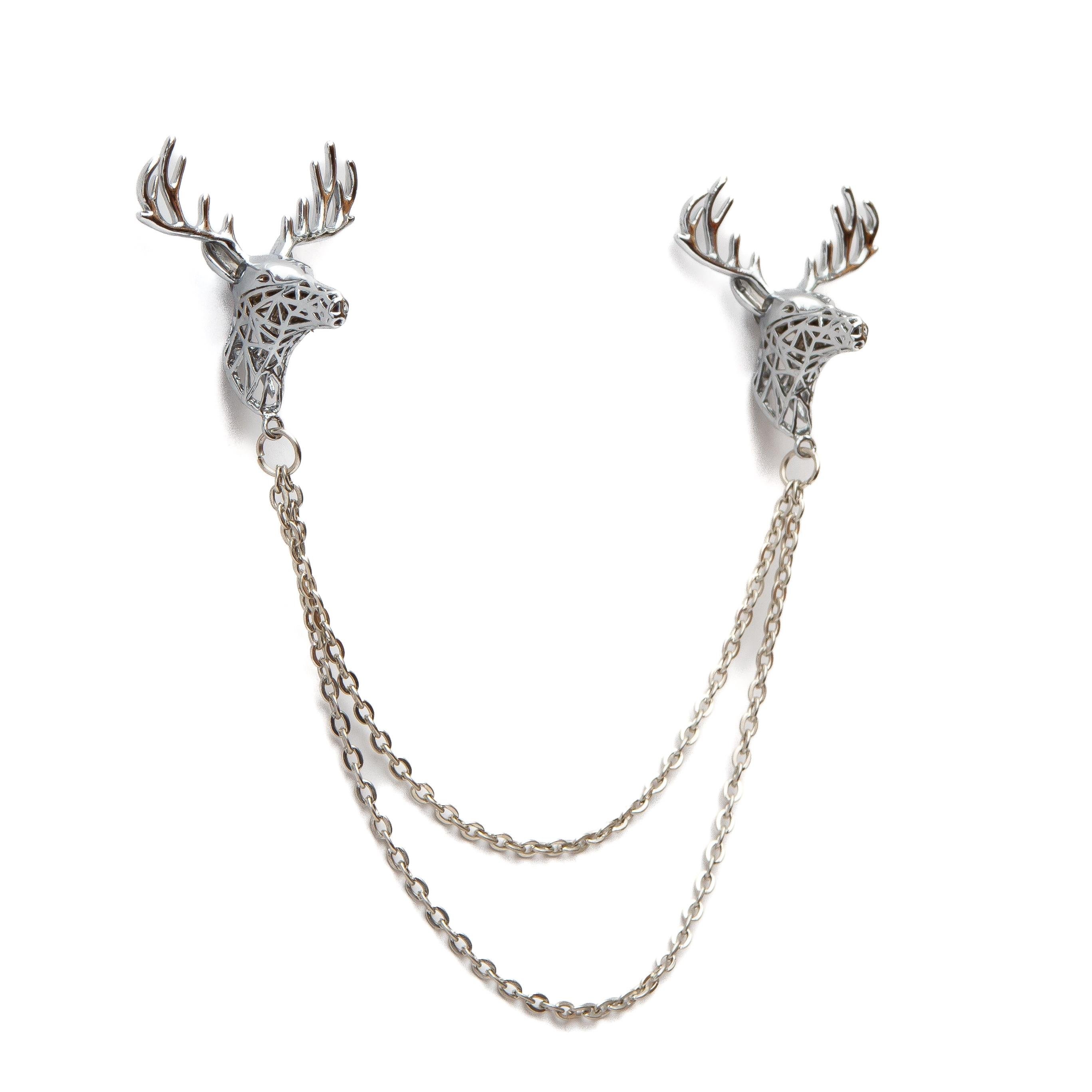 Gömlek Yaka İğnesiCMC2327Geyik Figürlü Gömlek Yaka İğnesi