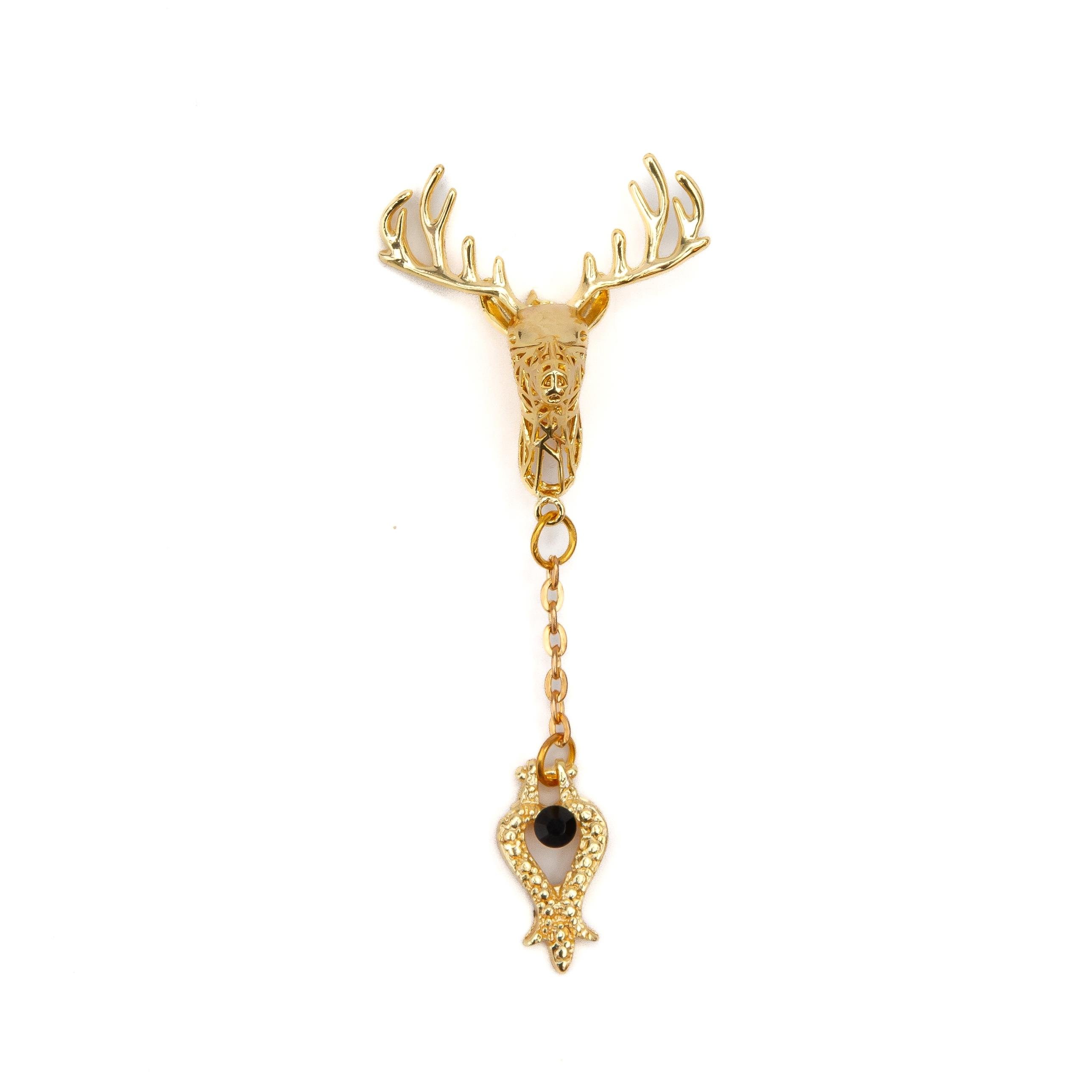 Yaka İğnesi & BroşCMC2325Geyik Figürlü Yaka Broşu
