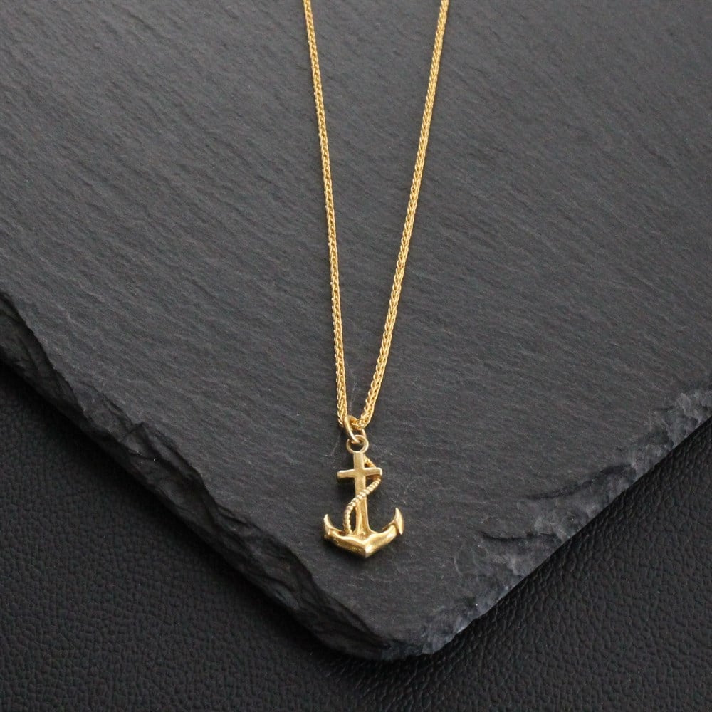 KolyeCMC8812Gold Anchor Kolye