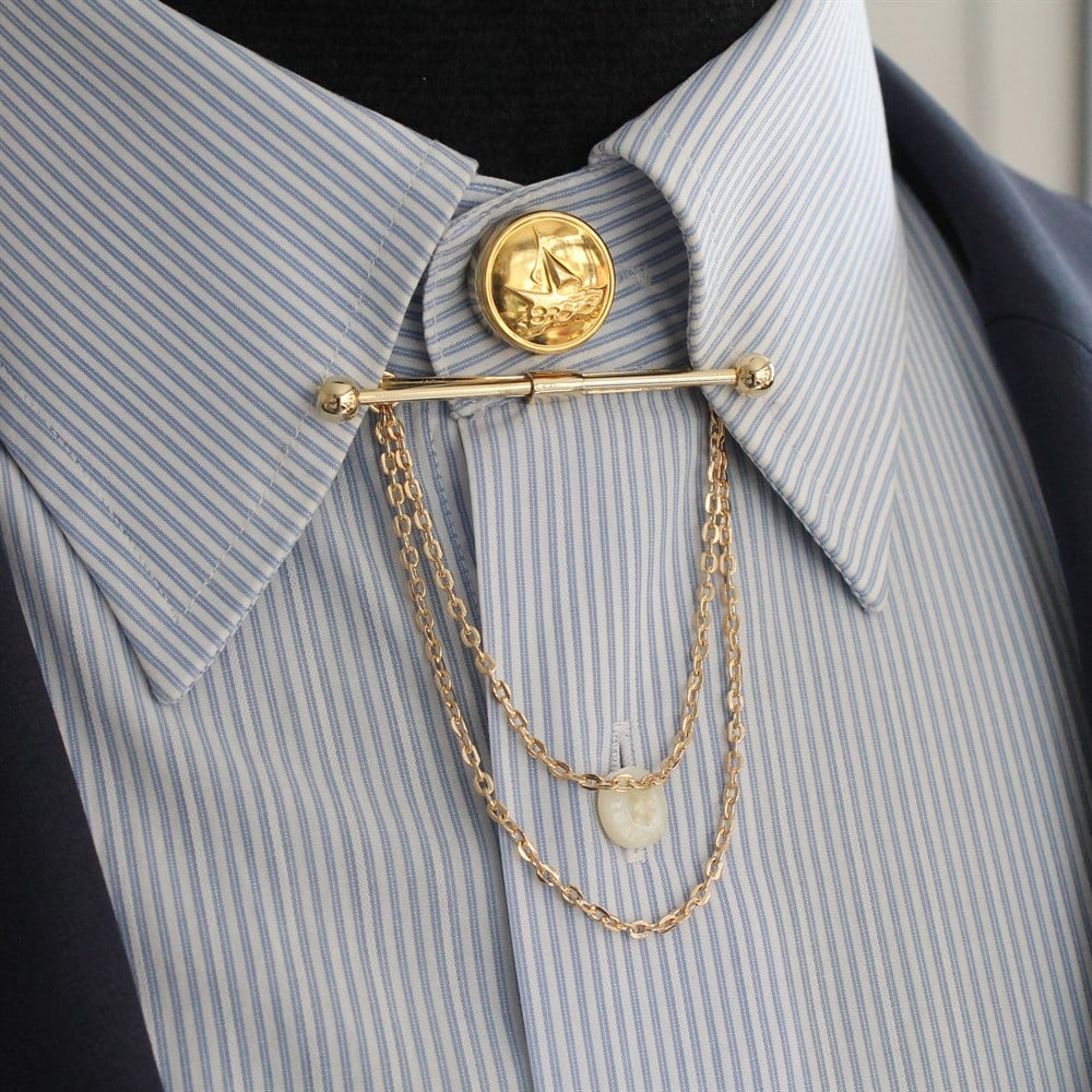 Yaka İğnesi & BroşCMC8194Gömlek Yaka Düğmesi