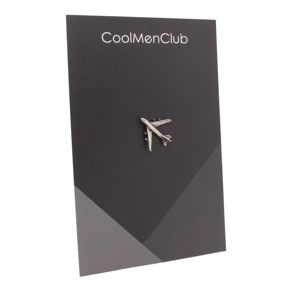 Yaka İğnesi & BroşCMC6045Gümüş Uçak Broş