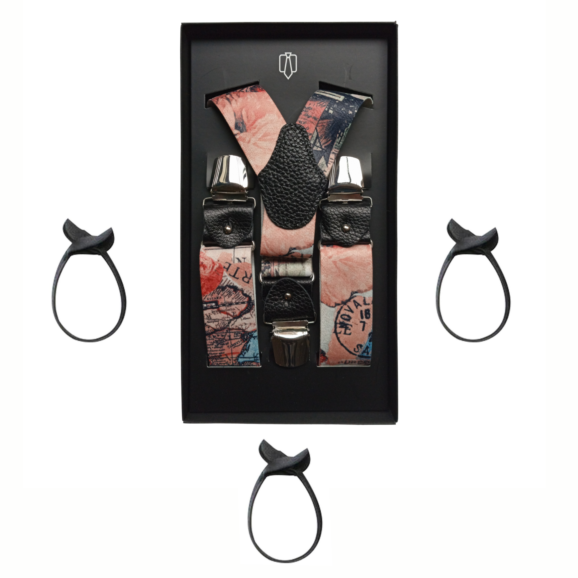 Pantolon AskısıCMC2787Harita Desenli Pantolon Askısı