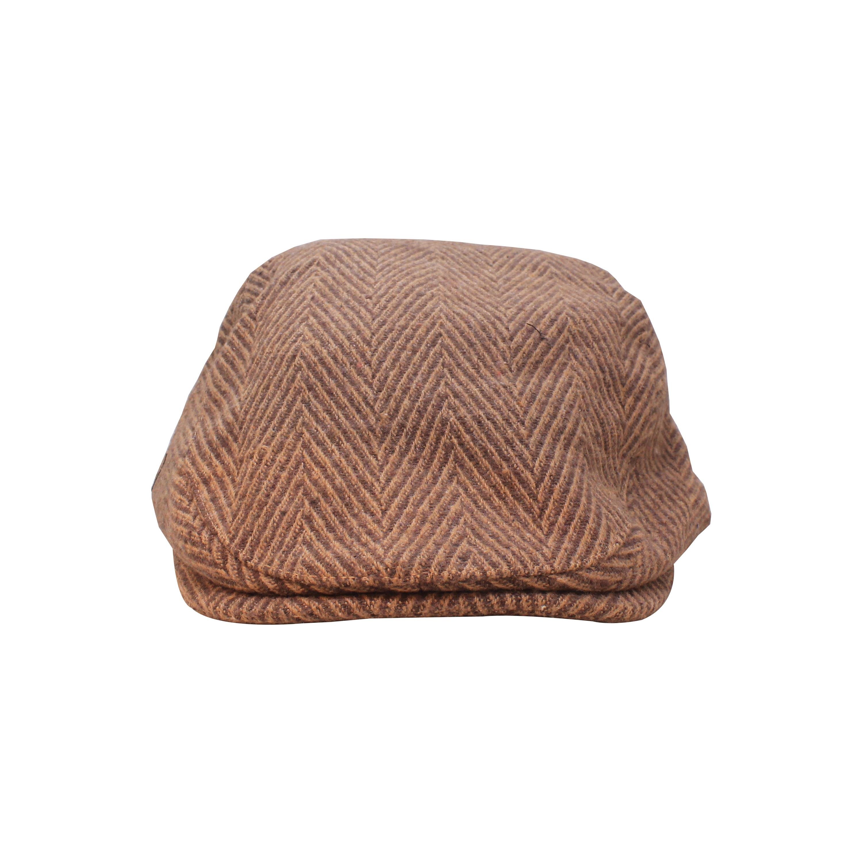 ŞapkaCMC2455Kahverengi Erkek Kasket Şapka