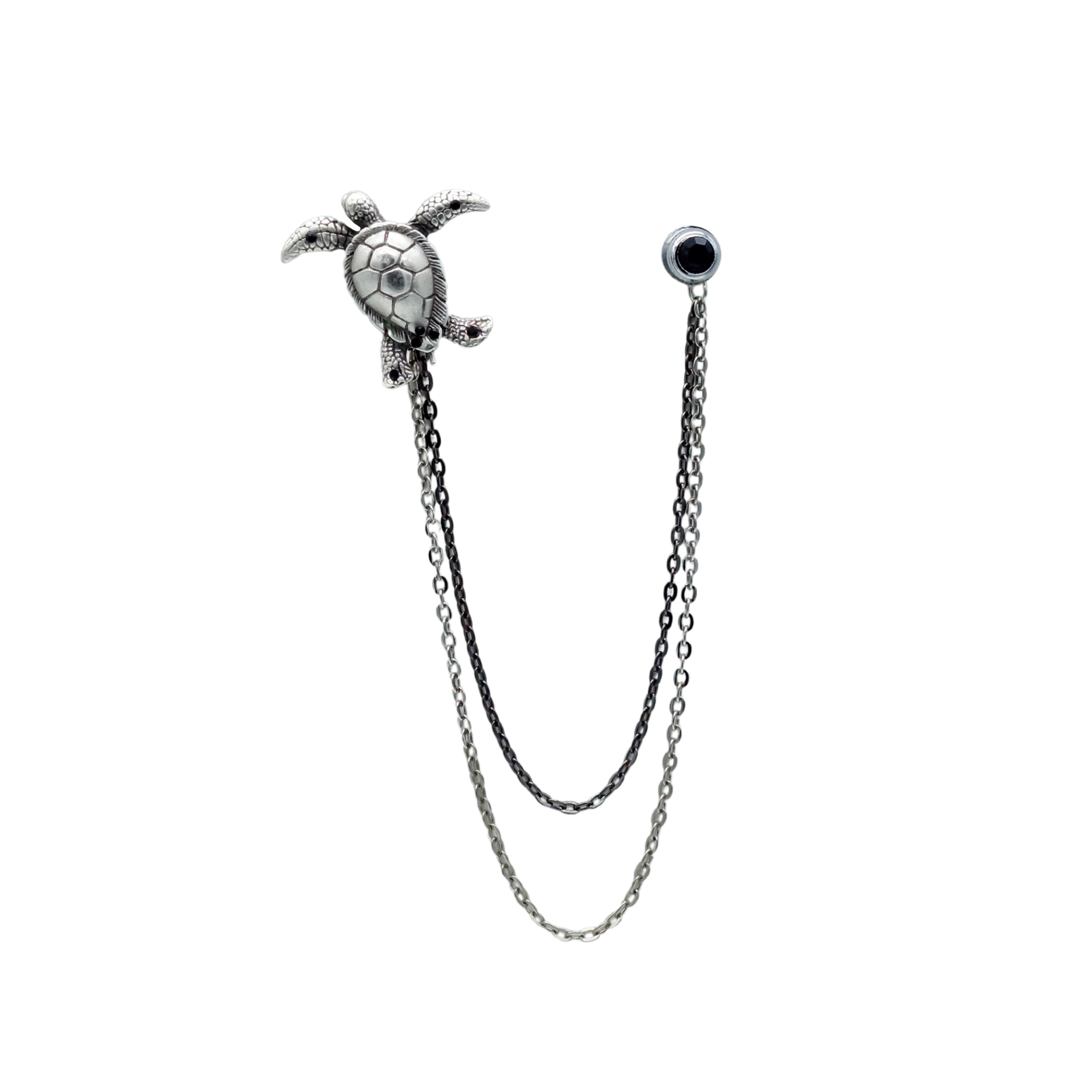 Yaka İğnesi & BroşCMC2823Kaplumbağa Figürlü Ceket Yaka İğnesi