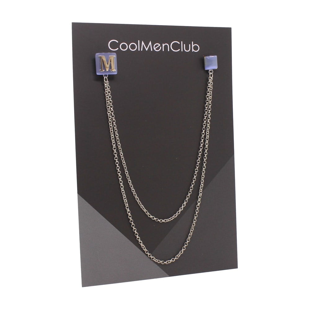 Zincirli Yaka İğnesiCMC8662Kişiye Özel Ceket Yaka İğnesi