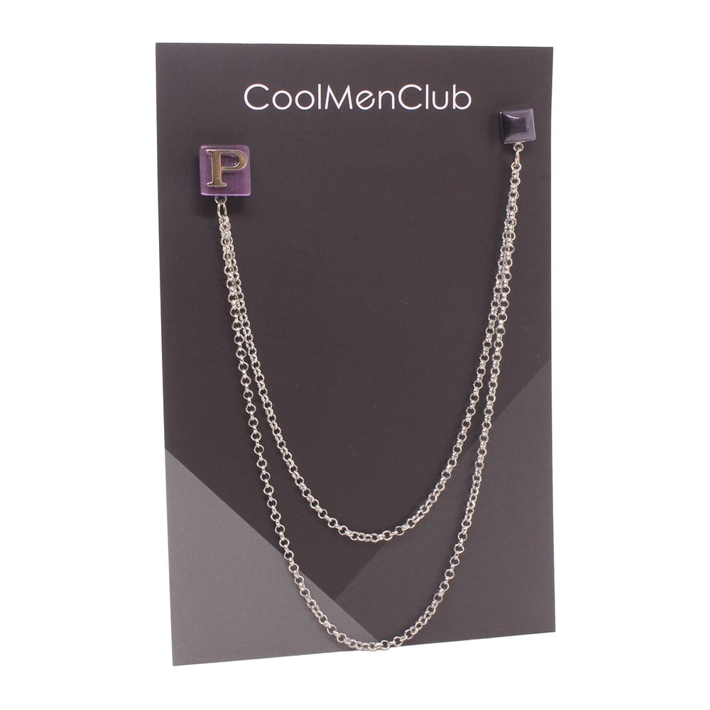 Zincirli Yaka İğnesiCMC8662Kişiye Özel Ceket Yaka İğnesi-3 Renk