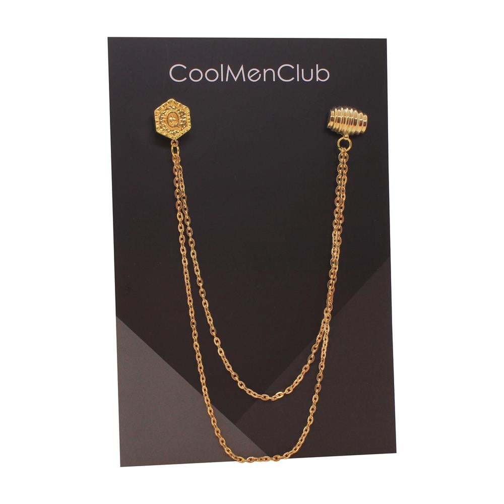 Zincirli Yaka İğnesiCMC1638Kişiye Özel Ceket Yaka İğnesi