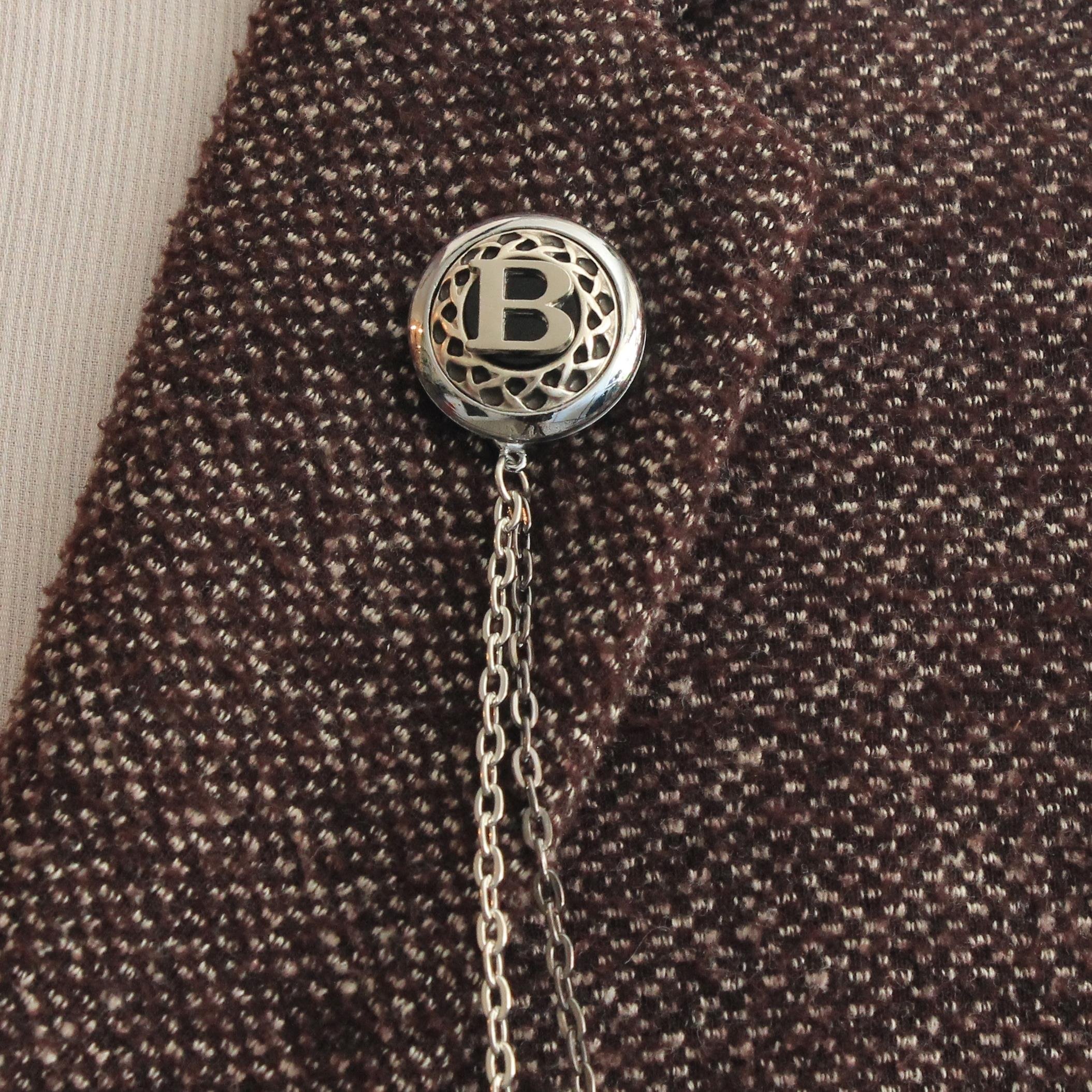 Zincirli Yaka İğnesiCMC1875Kişiye Özel Ceket Yaka İğnesi