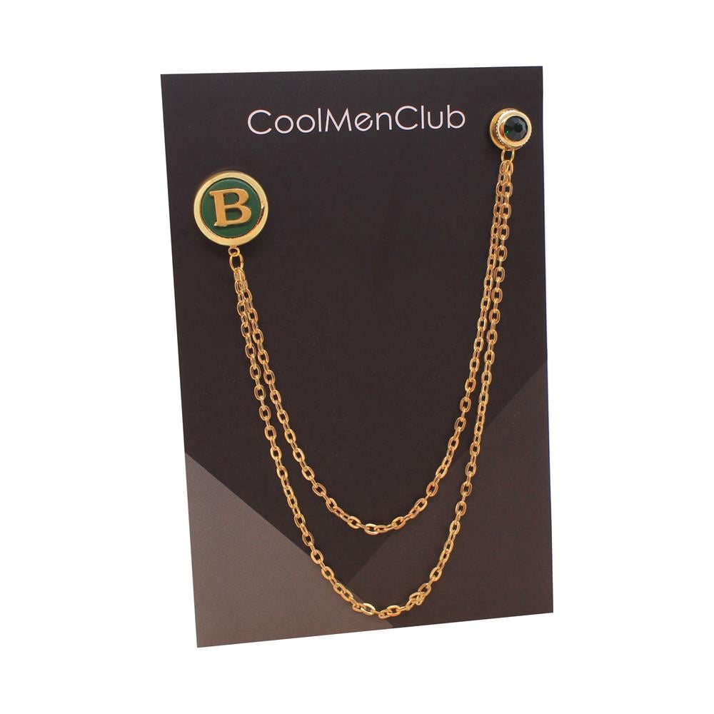 Zincirli Yaka İğnesiCMC1703Kişiye Özel Ceket Yaka İğnesi