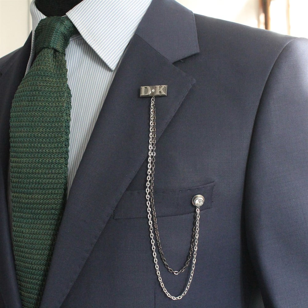 Gömlek Yaka İğnesiCMC8474Kişiye Özel Ceket Yaka İğnesi