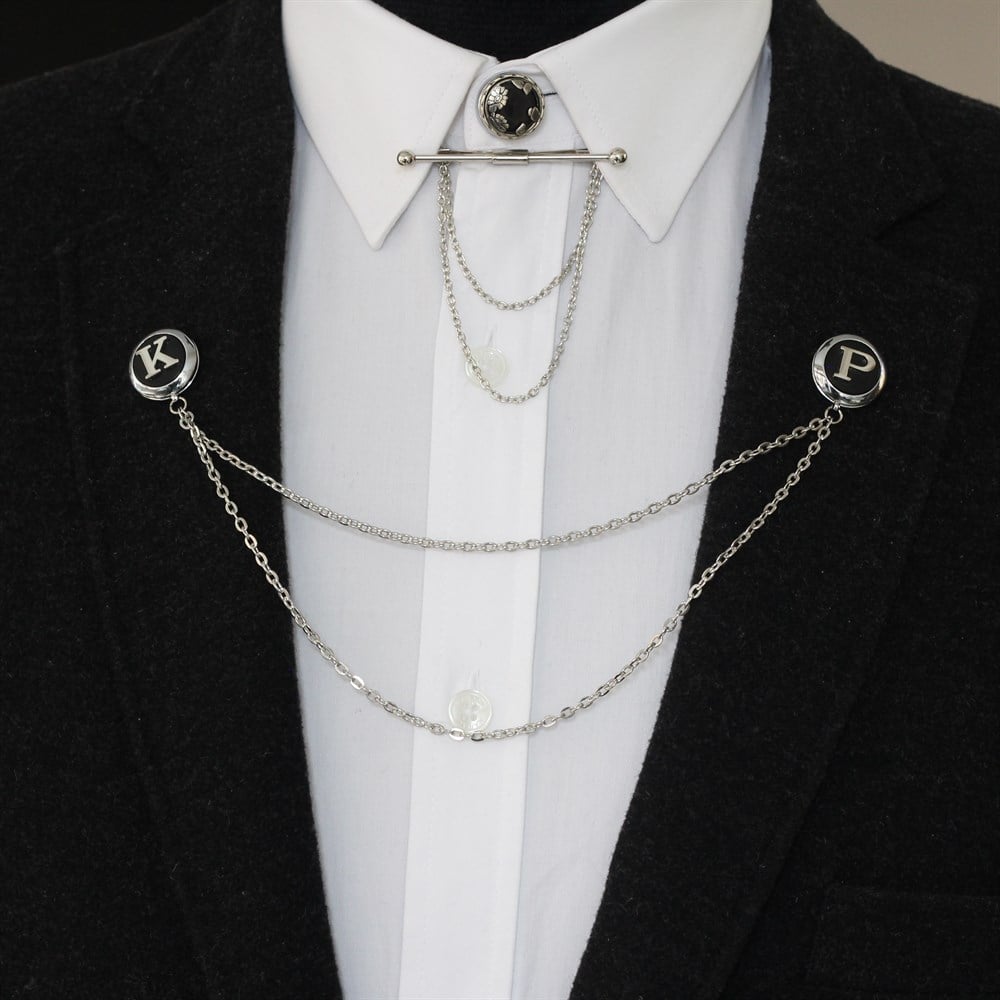 Gömlek Yaka İğnesiCMC7767Kişiye Özel Ceket Yaka İğnesi