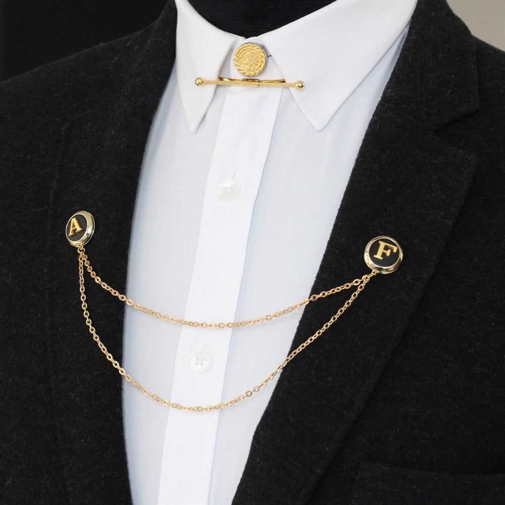 Gömlek Yaka İğnesiCMC7768Kişiye Özel Ceket Yaka İğnesi